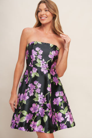 GARDEN PARTY CHIC WOVEN MINI DRESS - By Baano