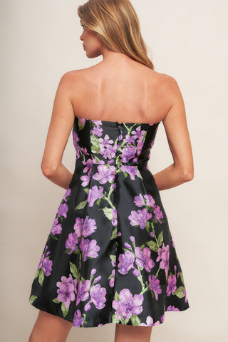 GARDEN PARTY CHIC WOVEN MINI DRESS - By Baano