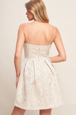 ROMANTIC GARDEN WOVEN MINI DRESS - By Baano