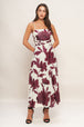 IVORY/BURGUNDY