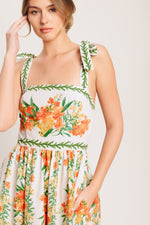 MARIGOLD BREEZE WOVEN MIDI DRESS Flying Tomato