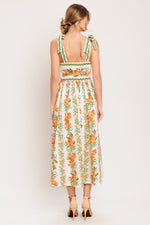 MARIGOLD BREEZE WOVEN MIDI DRESS Flying Tomato
