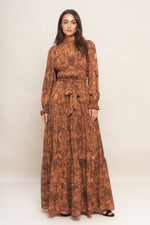 NOMAD'S WHISPER WOVEN MAXI DRESS - By Baano