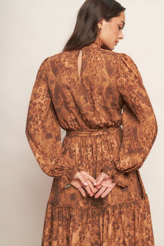 NOMAD'S WHISPER WOVEN MAXI DRESS