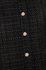 TWEED NOUVELLE WOVEN MIDI DRESS - By Baano