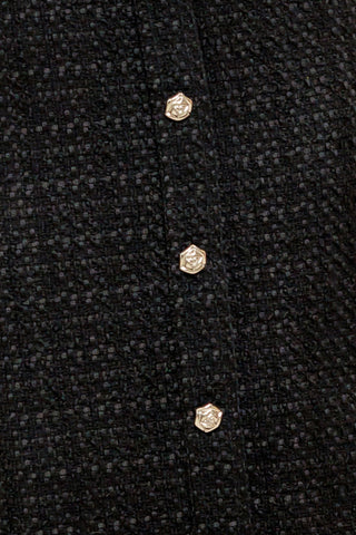 TWEED NOUVELLE WOVEN MIDI DRESS - By Baano