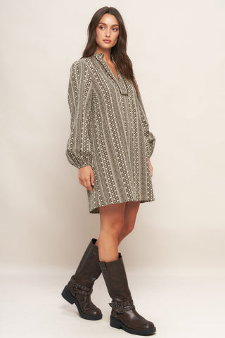 DESERT DUST WOVEN MINI DRESS - By Baano