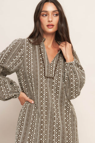DESERT DUST WOVEN MINI DRESS - By Baano