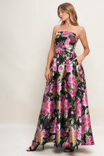 GLAMOUR GARDEN WOVEN MAXI DRESS - By Baano