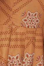 SOUTHWEST SQUARES WOVEN MIDI DRESS Flying Tomato