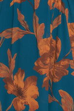 BURNISHED BOTANICA WOVEN MIDI DRESS Flying Tomato