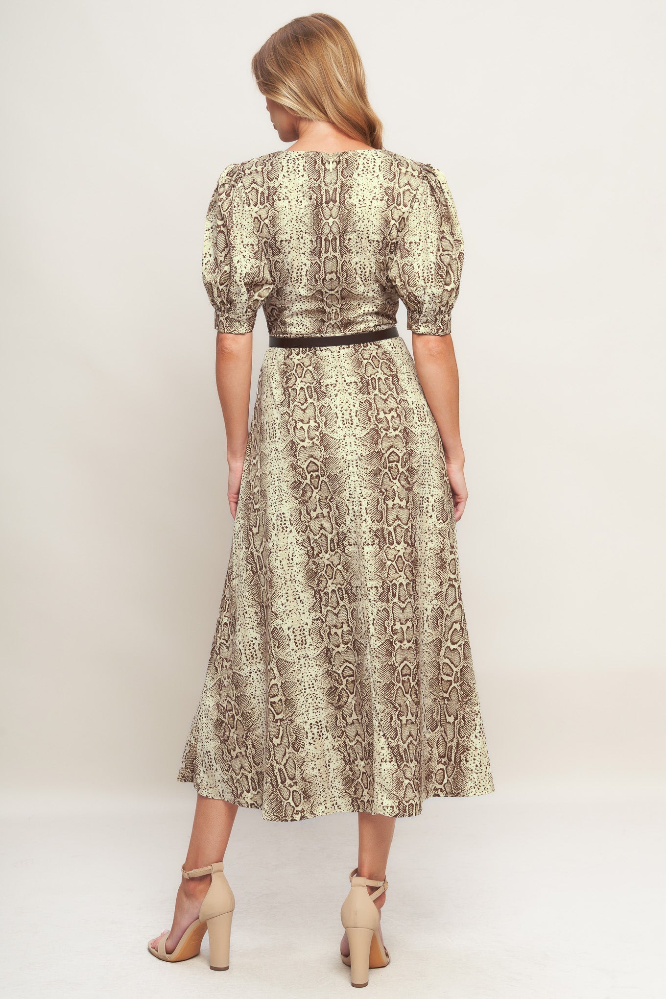 PRIMAL GRACE WOVEN MIDI DRESS - By Baano