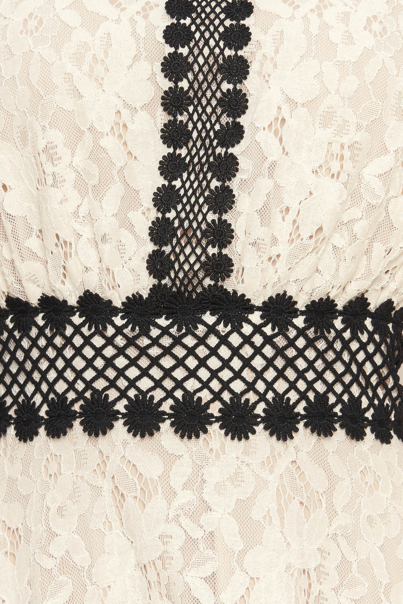 PETITE LUNE WOVEN LACE MIDI DRESS - By Baano