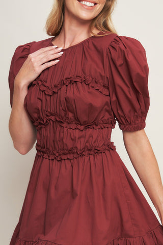 PLAYFUL CLASSIC WOVEN MINI DRESS - By Baano