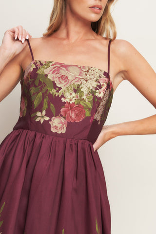 SECRET GARDEN ROMANCE WOVEN ANKLE DRESS Flying Tomato