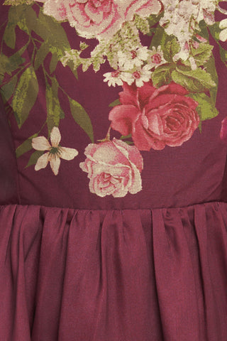 SECRET GARDEN ROMANCE WOVEN ANKLE DRESS Flying Tomato
