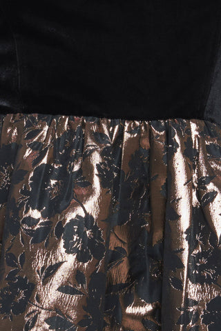 CELEBRATION NIGHT VELVET WOVEN MINI DRESS - By Baano