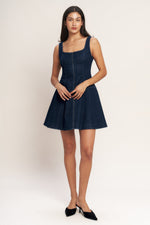 YOUR NEXT FAVORITE DENIM MINI DRESS Flying Tomato
