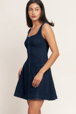 YOUR NEXT FAVORITE DENIM MINI DRESS Flying Tomato
