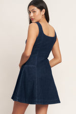YOUR NEXT FAVORITE DENIM MINI DRESS Flying Tomato