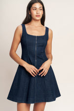 YOUR NEXT FAVORITE DENIM MINI DRESS Flying Tomato
