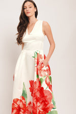 ROMANCE EDIT WOVEN MIDI DRESS