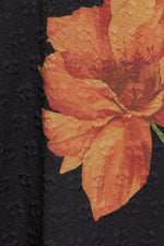 ART NOUVEAU BLOOM WOVEN MIDI DRESS Flying Tomato