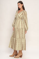 TRIBAL WHISPER WOVEN MIDI DRESS Flying Tomato