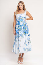 CLASSIC BLOOM DAY WOVEN MIDI DRESS Flying Tomato