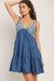BLUEBELL BABYDOLL WOVEN MINI DRESS