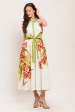 SPRING HEIRLOOM WOVEN MIDI DRESS Flying Tomato