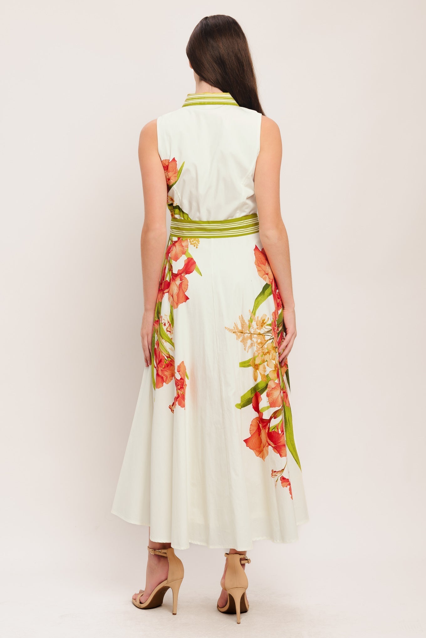 SPRING HEIRLOOM WOVEN MIDI DRESS Flying Tomato