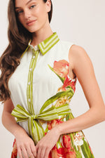 SPRING HEIRLOOM WOVEN MIDI DRESS Flying Tomato