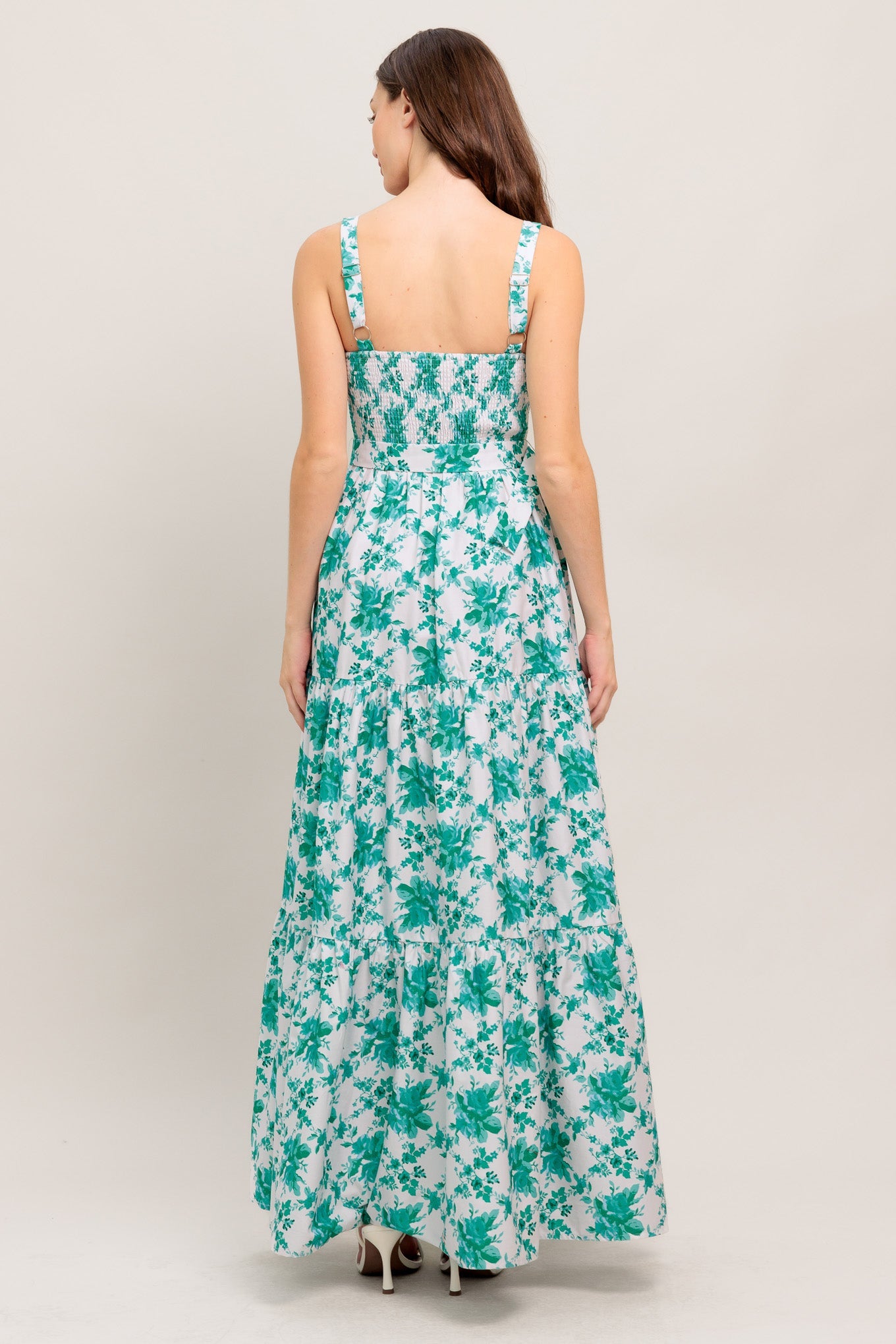 LOVE GROWS HERE WOVEN MAXI DRESS