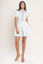 A LITTLE BIT LOVELY WOVEN MINI DRESS Flying Tomato