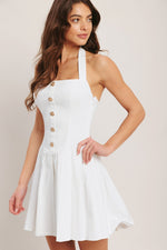 SUMMER CLUBHOUSE WOVEN MINI DRESS