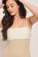 QUIET LUXE MOMENT WOVEN MIDI DRESS