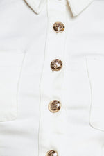 ON POINT MOMENT WOVEN MINI DRESS