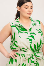 GREEN DAYDREAM WOVEN MIDI DRESS Flying Tomato