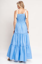SWEET SERENITY TIERED WOVEN MAXI DRESS