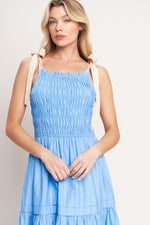 SWEET SERENITY TIERED WOVEN MAXI DRESS