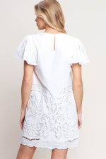 ALL THE RIGHT REASONS WOVEN EYELET DRESS Flying Tomato