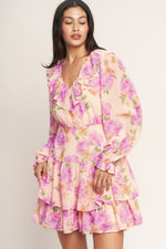 SWEET SERENDIPITY WOVEN MINI DRESS