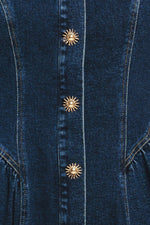 EFFORTLESS POLISH DENIM MIDI DRESS Flying Tomato