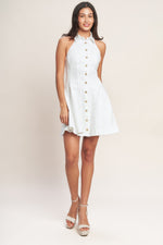 ALWAYS ADORABLE WOVEN MINI DRESS Flying Tomato