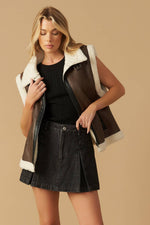 IN ANOTHER LIFE LEATHER VEST - By Baano