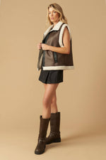 IN ANOTHER LIFE LEATHER VEST - By Baano