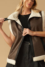 IN ANOTHER LIFE LEATHER VEST - By Baano