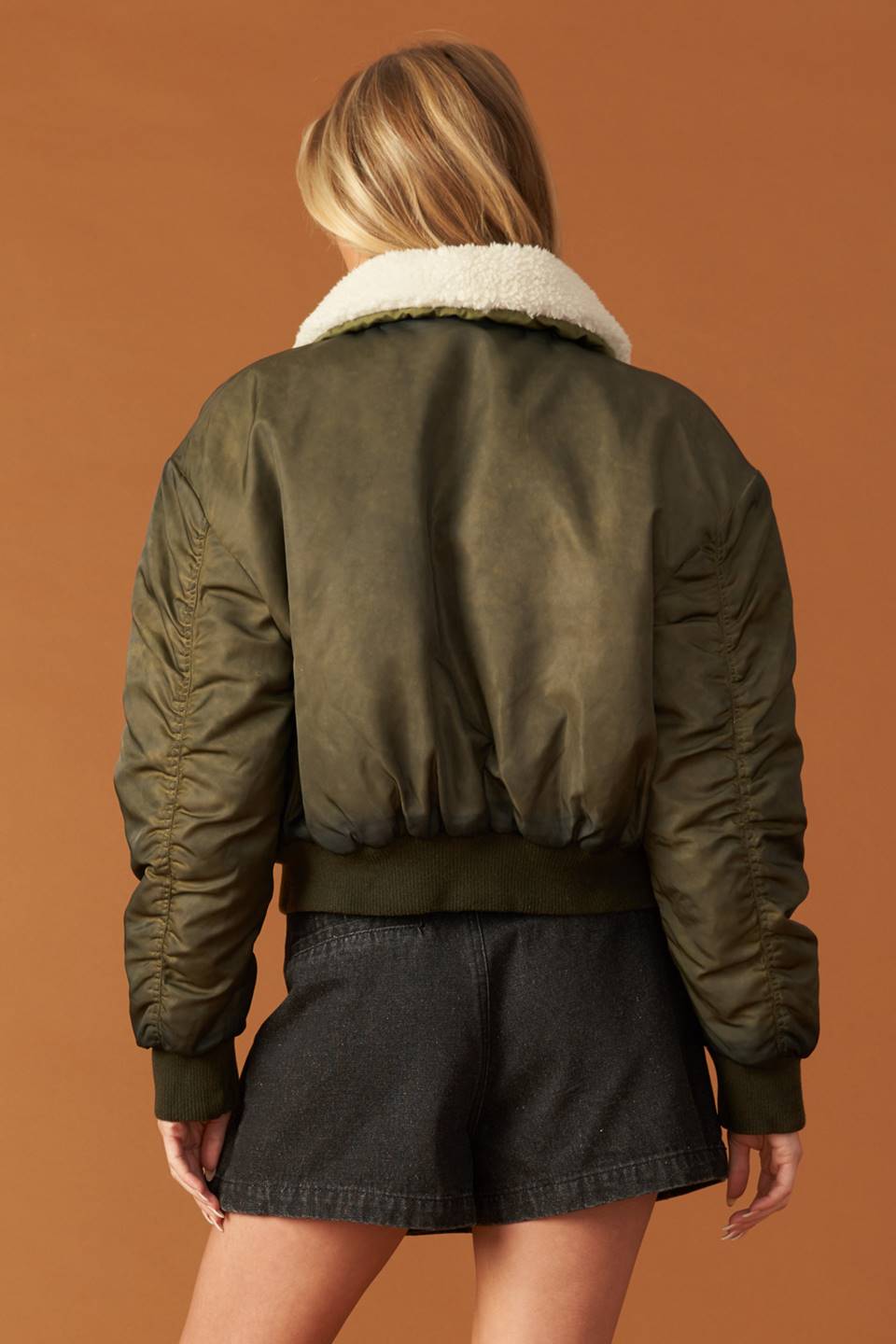 IN A TRANCE WOVEN BOMBER JACKET - By Baano