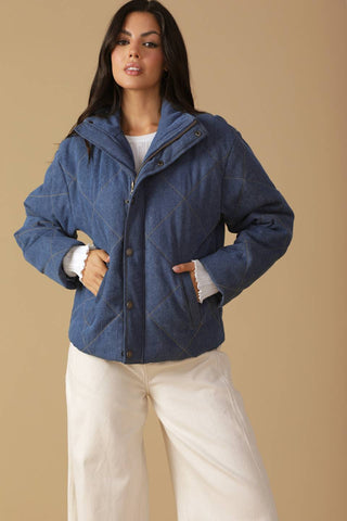 FOR GOOD QUILTED DENIM JACKET - By Baano